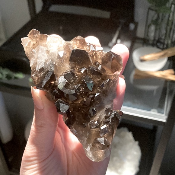 🖤 Smoky Quartz Cluster 🖤 - Picture 3 of 16